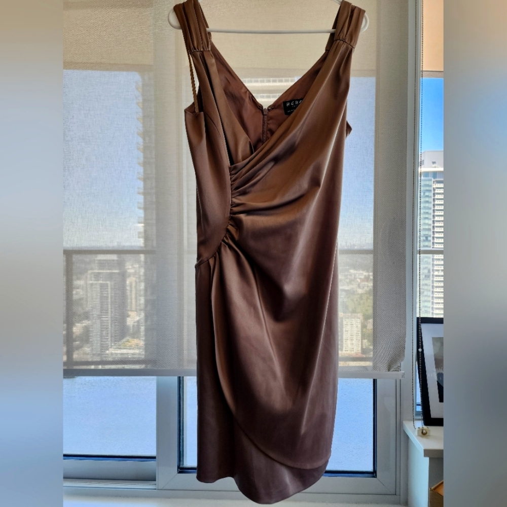 BCBG satin dress